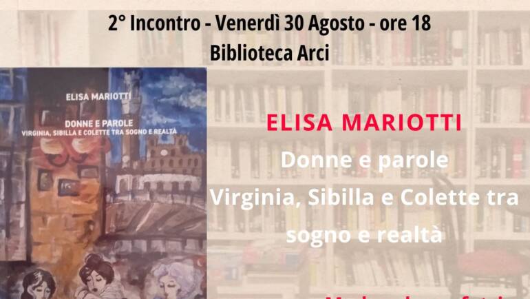 Scrittori a Km0! Incontro con Elisa Mariotti a Torrenieri (SI)