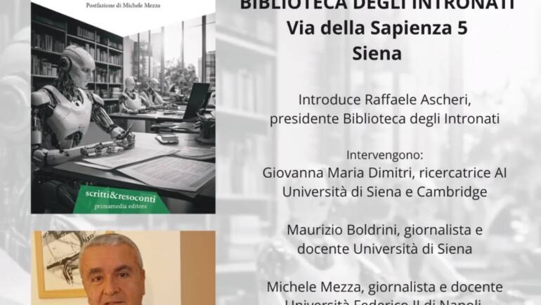 Il potere delle macchine sapienti. Presentazione a Siena